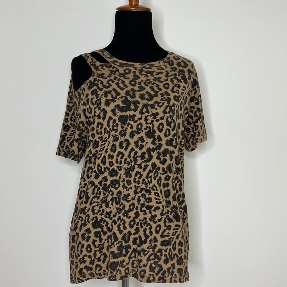 LNA Leopard Print T-Shirt S